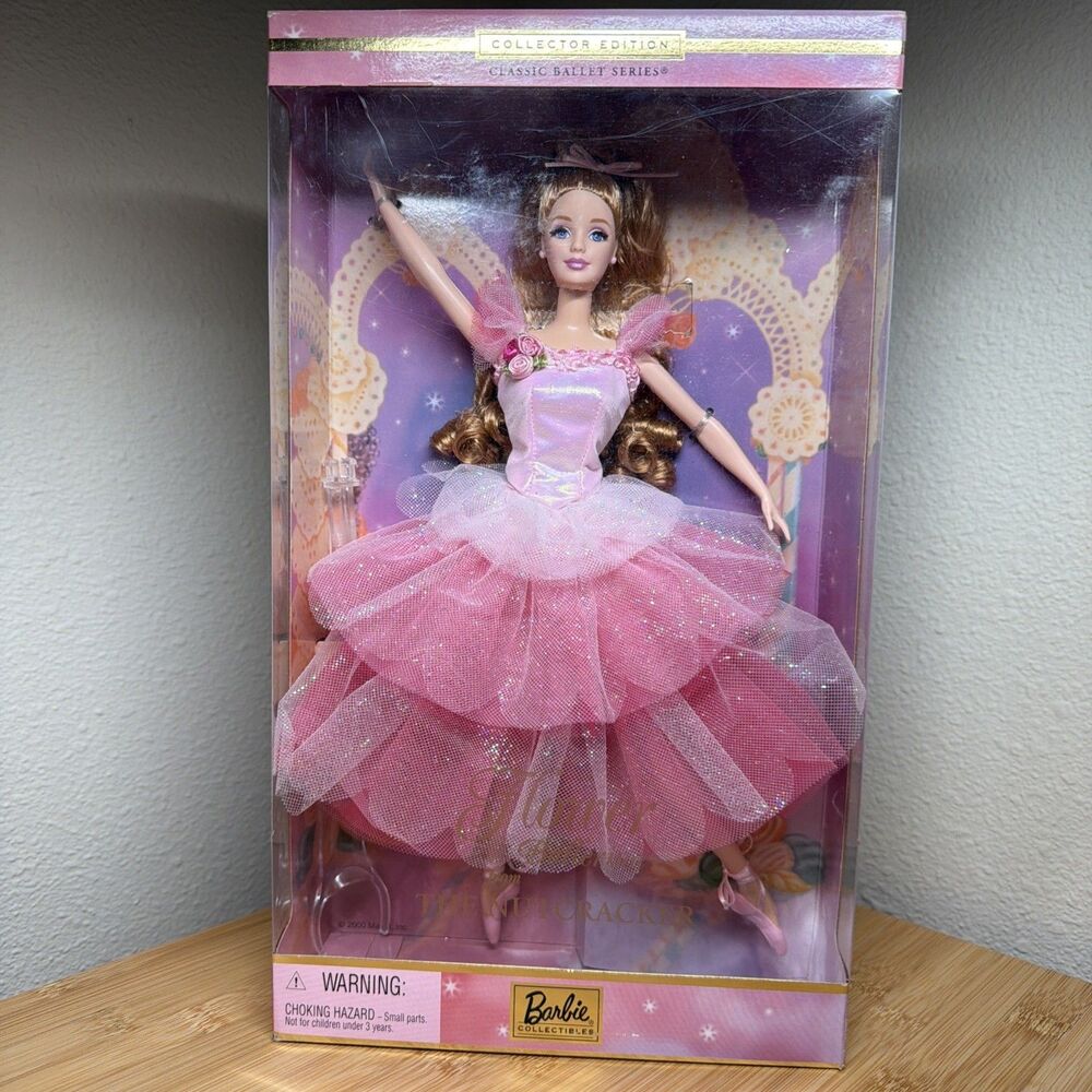 NIB 2000 Barbie Flower Ballerina Nutcracker Classic Ballet Series CE MPN 28375